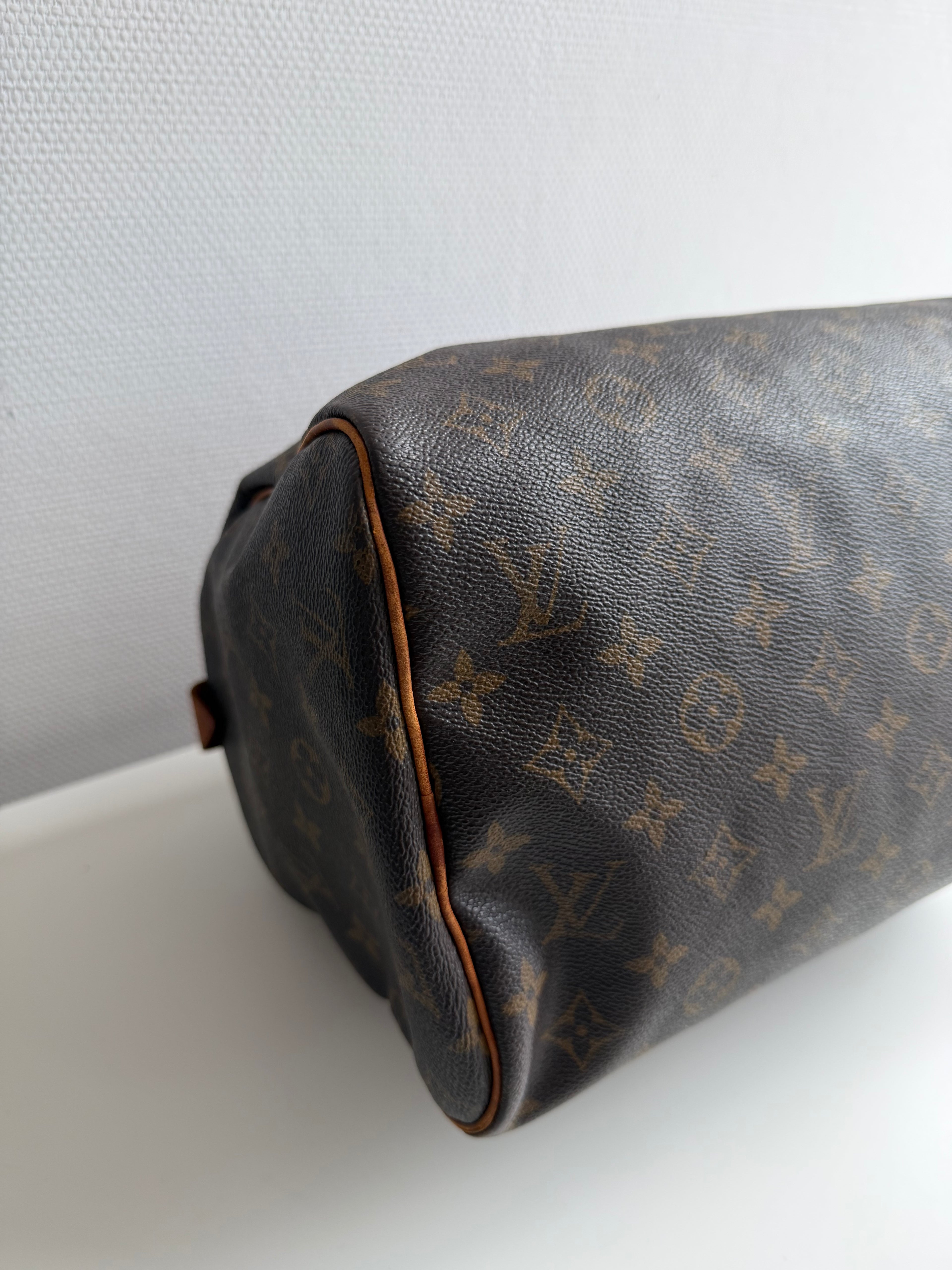 Speedy 30 en toile monogram marron