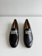 Mocassins Jordaan Gucci en cuir noir