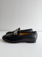 Mocassins Jordaan Gucci en cuir noir
