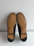 Mocassins Jordaan Gucci en cuir noir