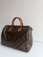 Speedy 30 en toile monogram marron