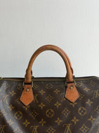 Speedy 30 en toile monogram marron