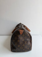 Speedy 30 en toile monogram marron