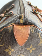 Speedy 30 en toile monogram marron
