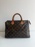 Speedy 30 en toile monogram marron