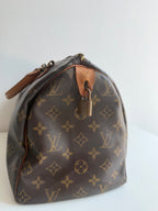 Speedy 30 en toile monogram marron
