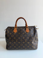 Speedy 30 en toile monogram marron
