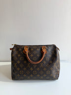 Speedy 30 en toile monogram marron