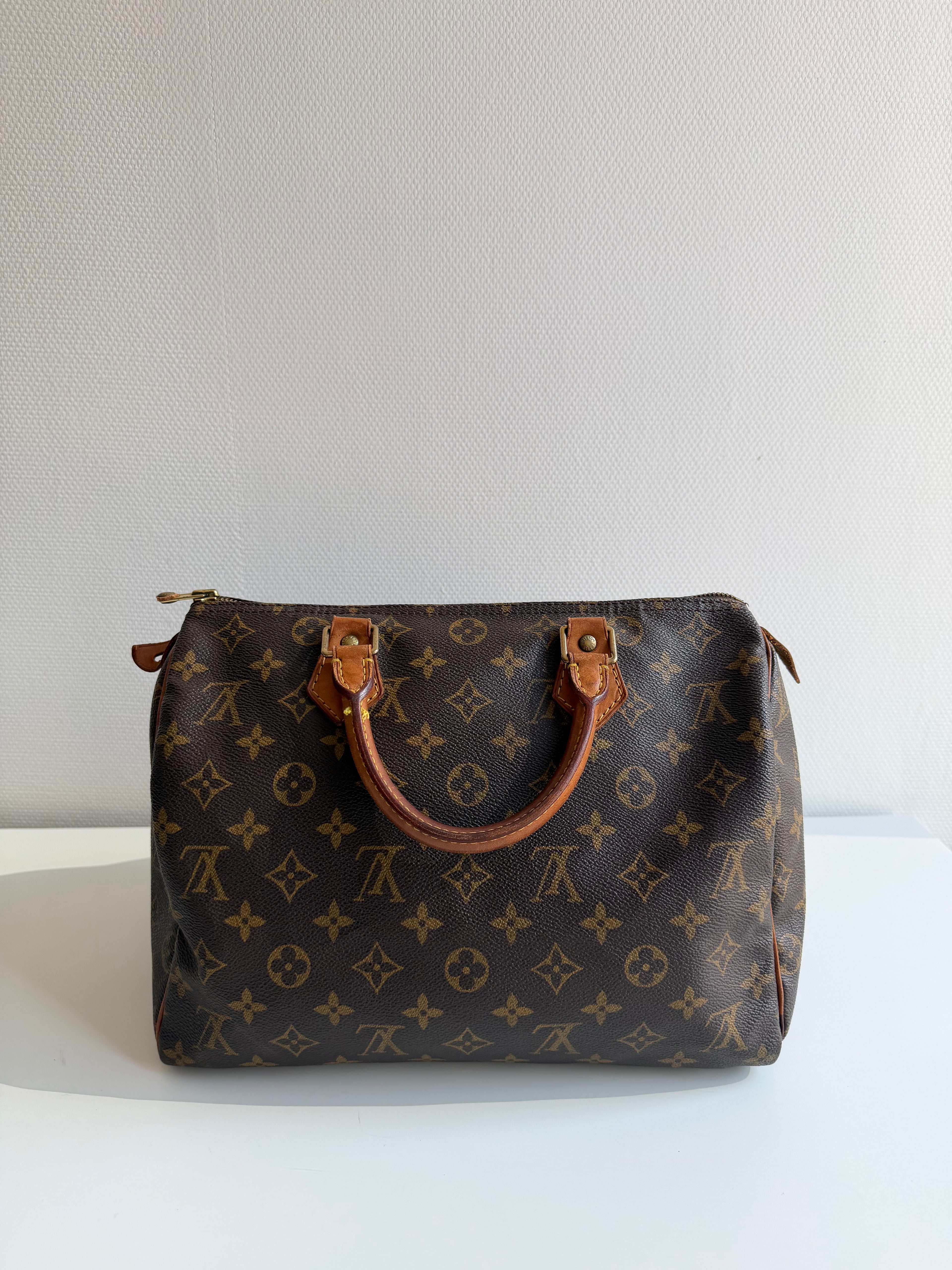 Speedy 30 en toile monogram marron