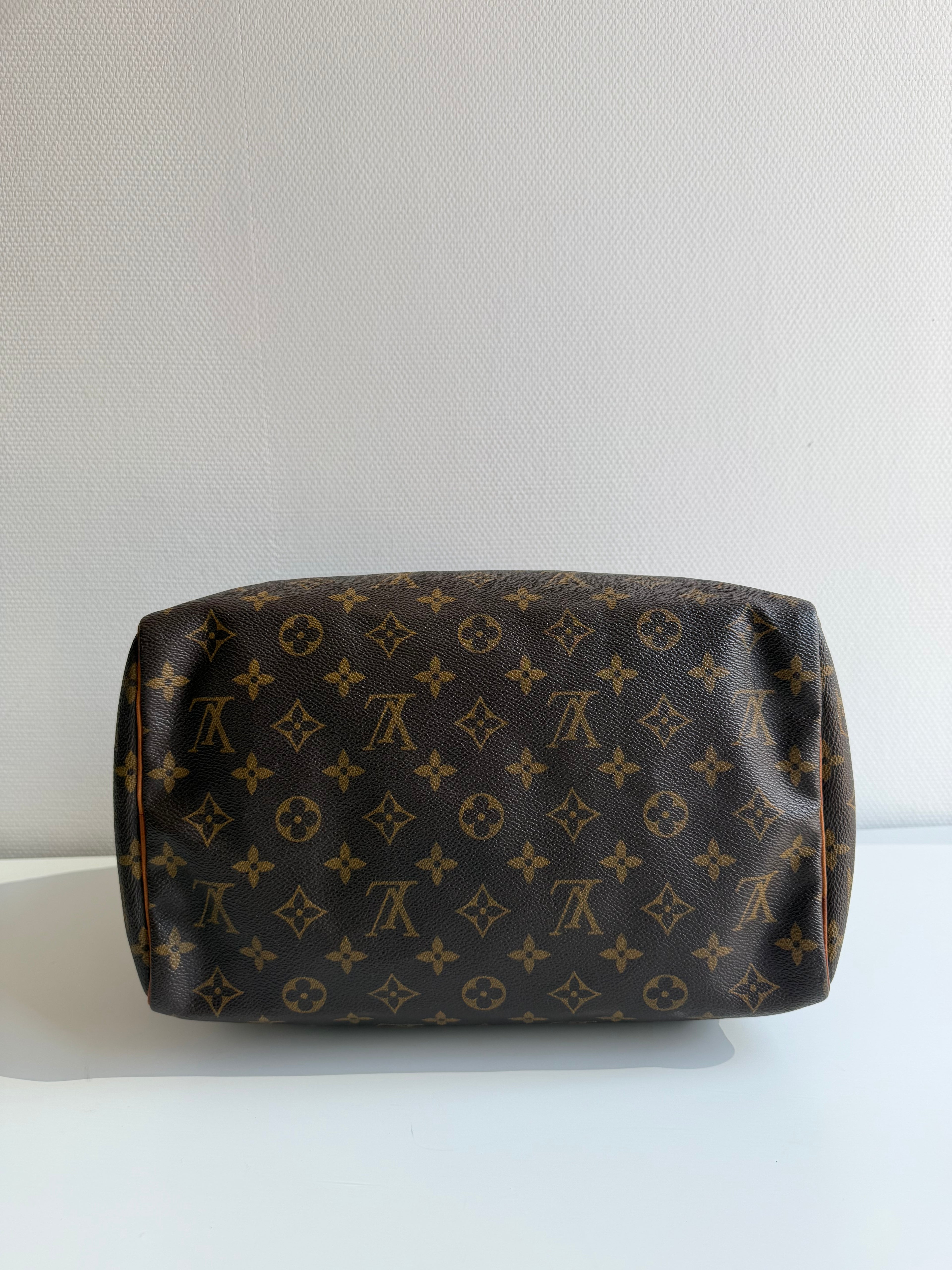 Speedy 30 en toile monogram marron
