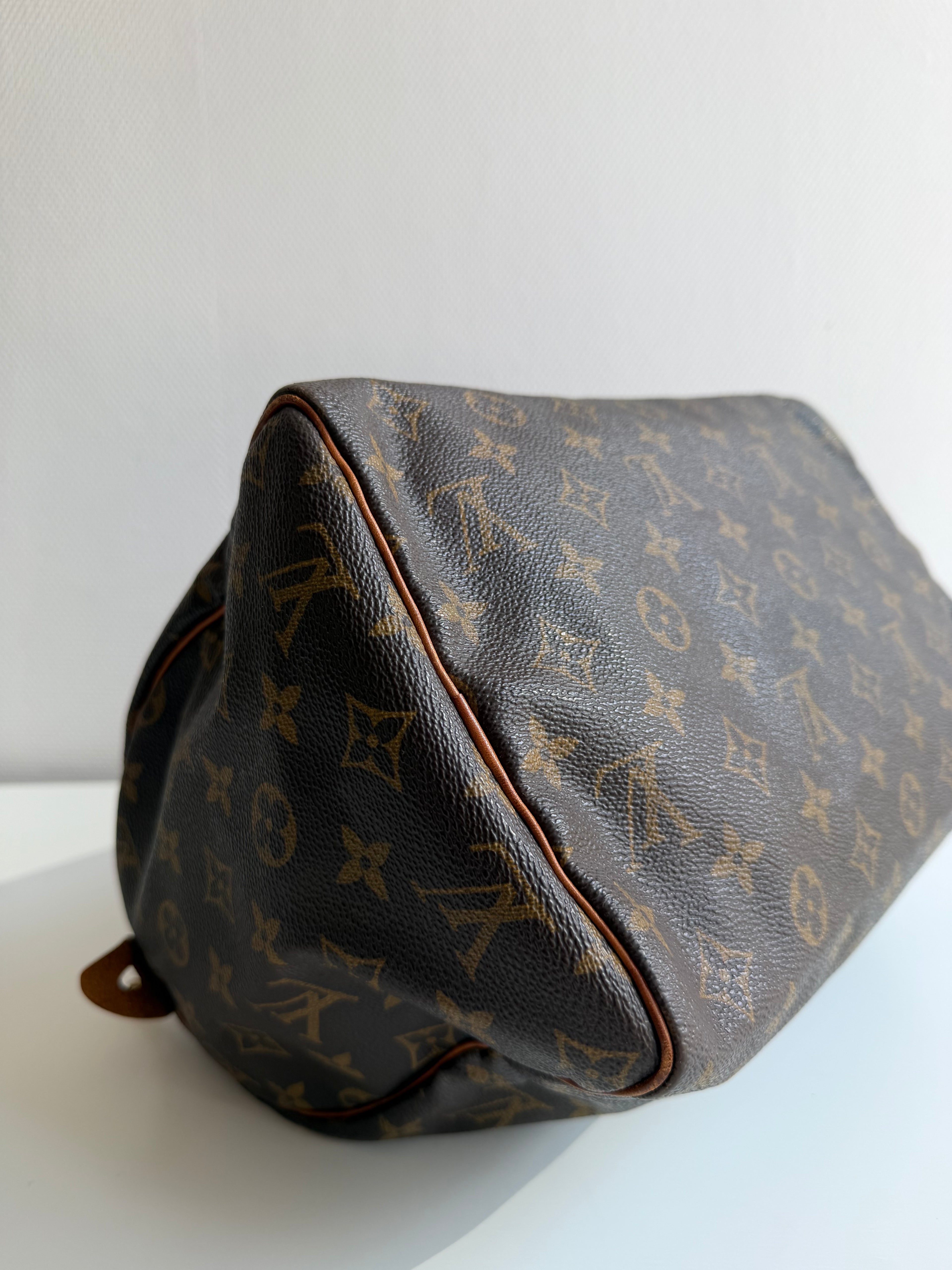 Speedy 30 en toile monogram marron