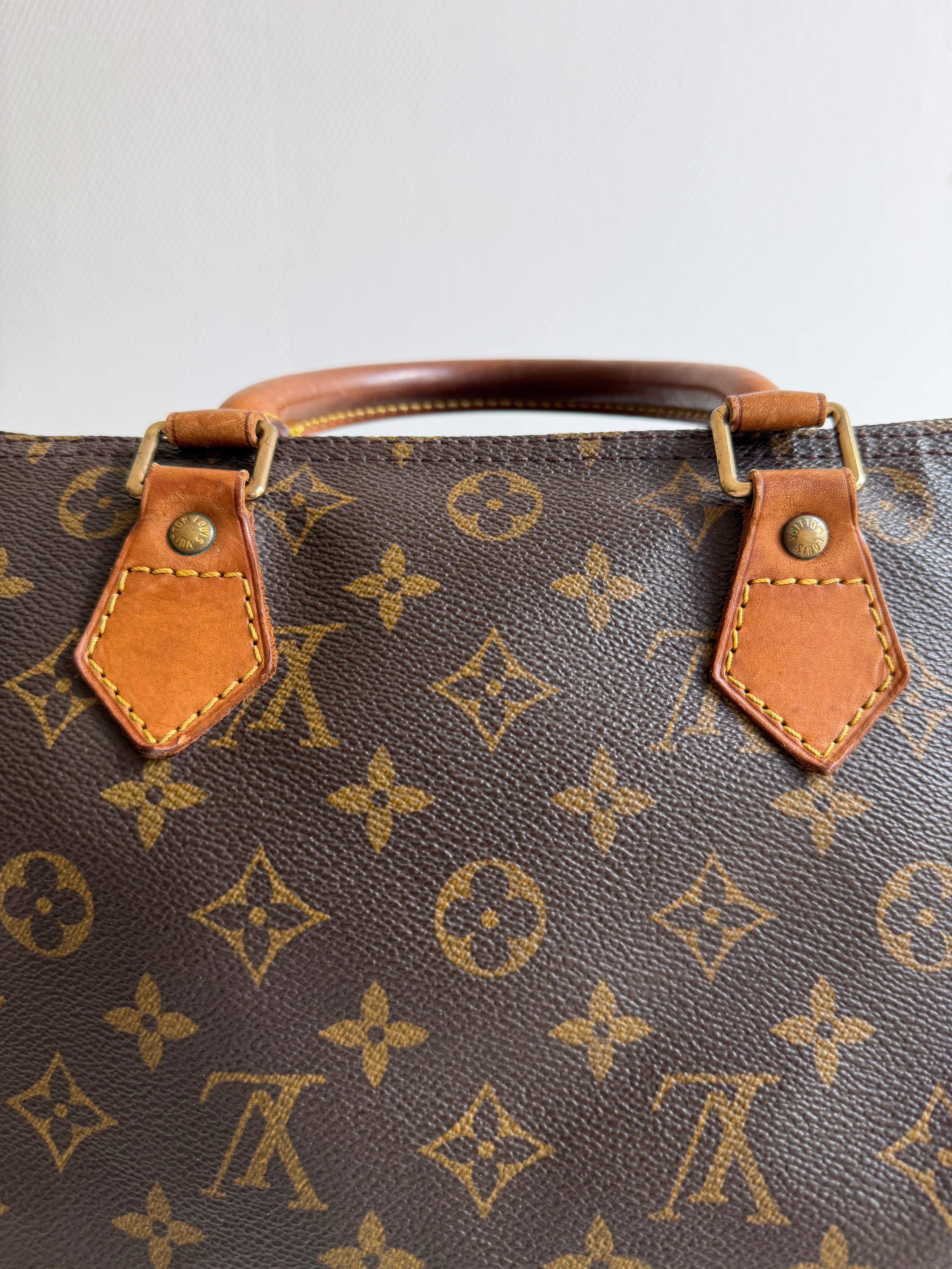 Speedy 30 en toile monogram marron