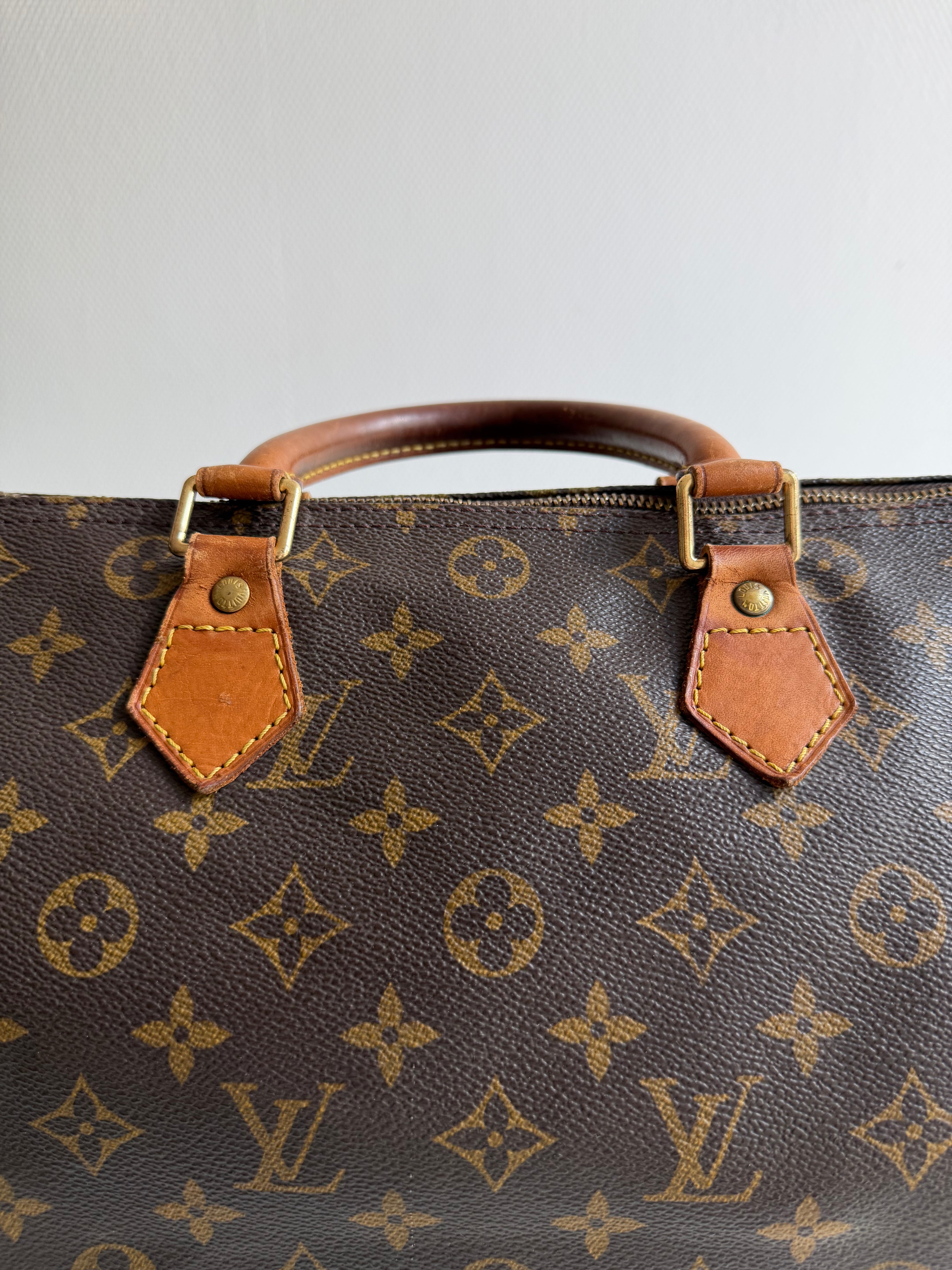 Speedy 30 en toile monogram marron