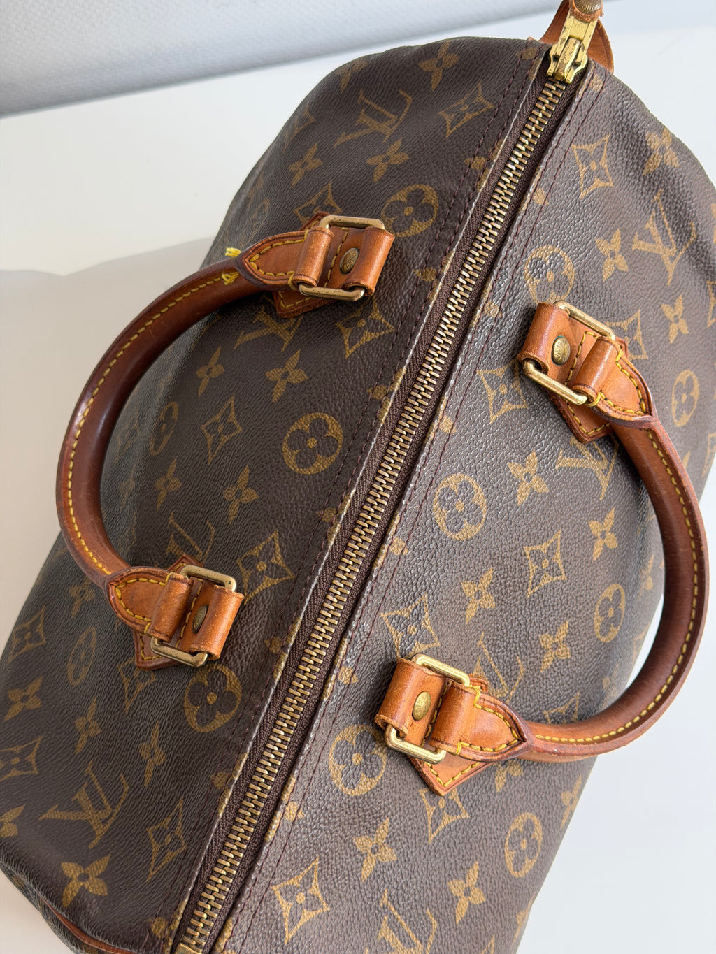 Speedy 30 en toile monogram marron