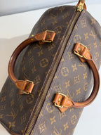 Speedy 30 en toile monogram marron