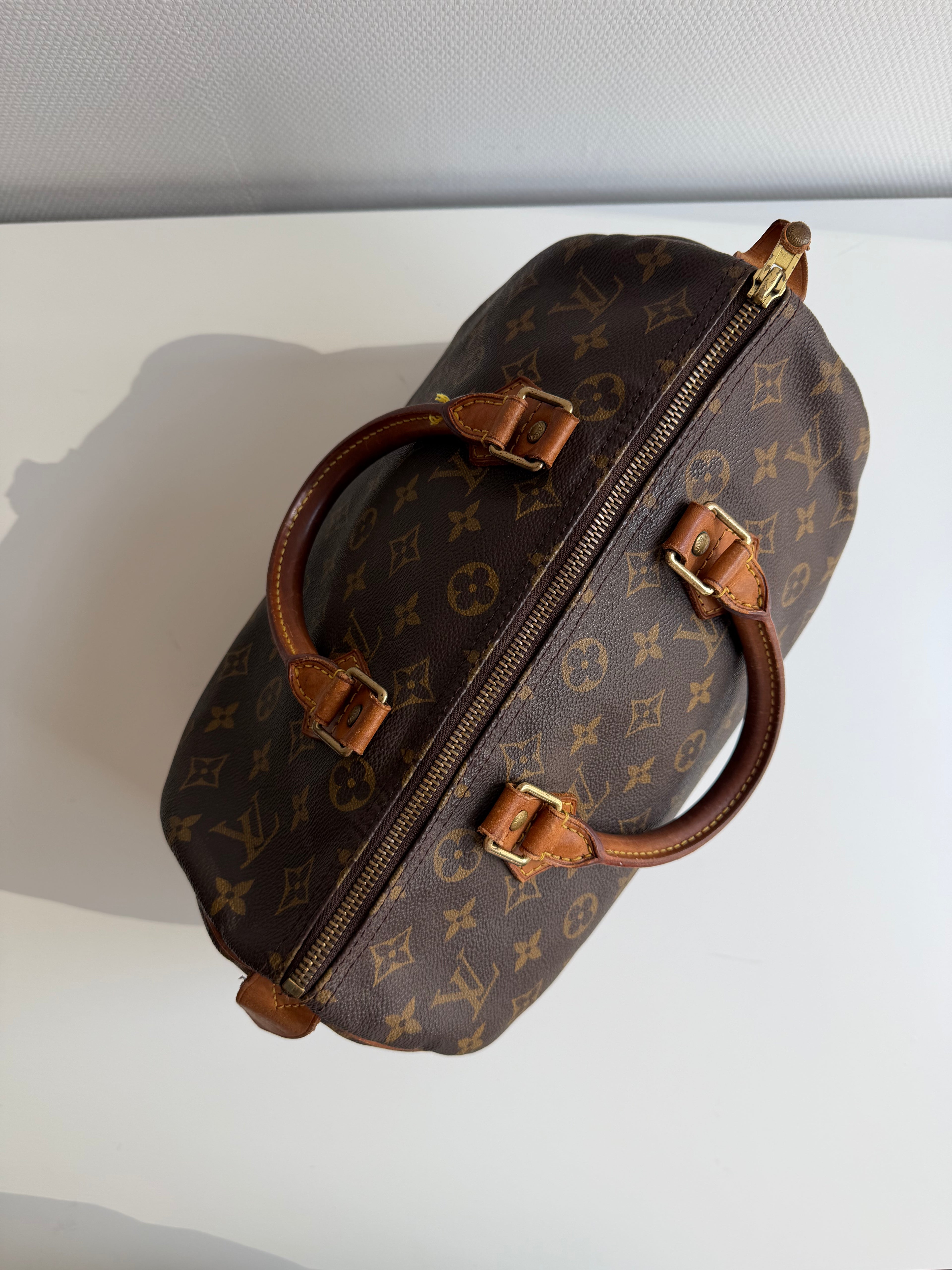 Speedy 30 en toile monogram marron