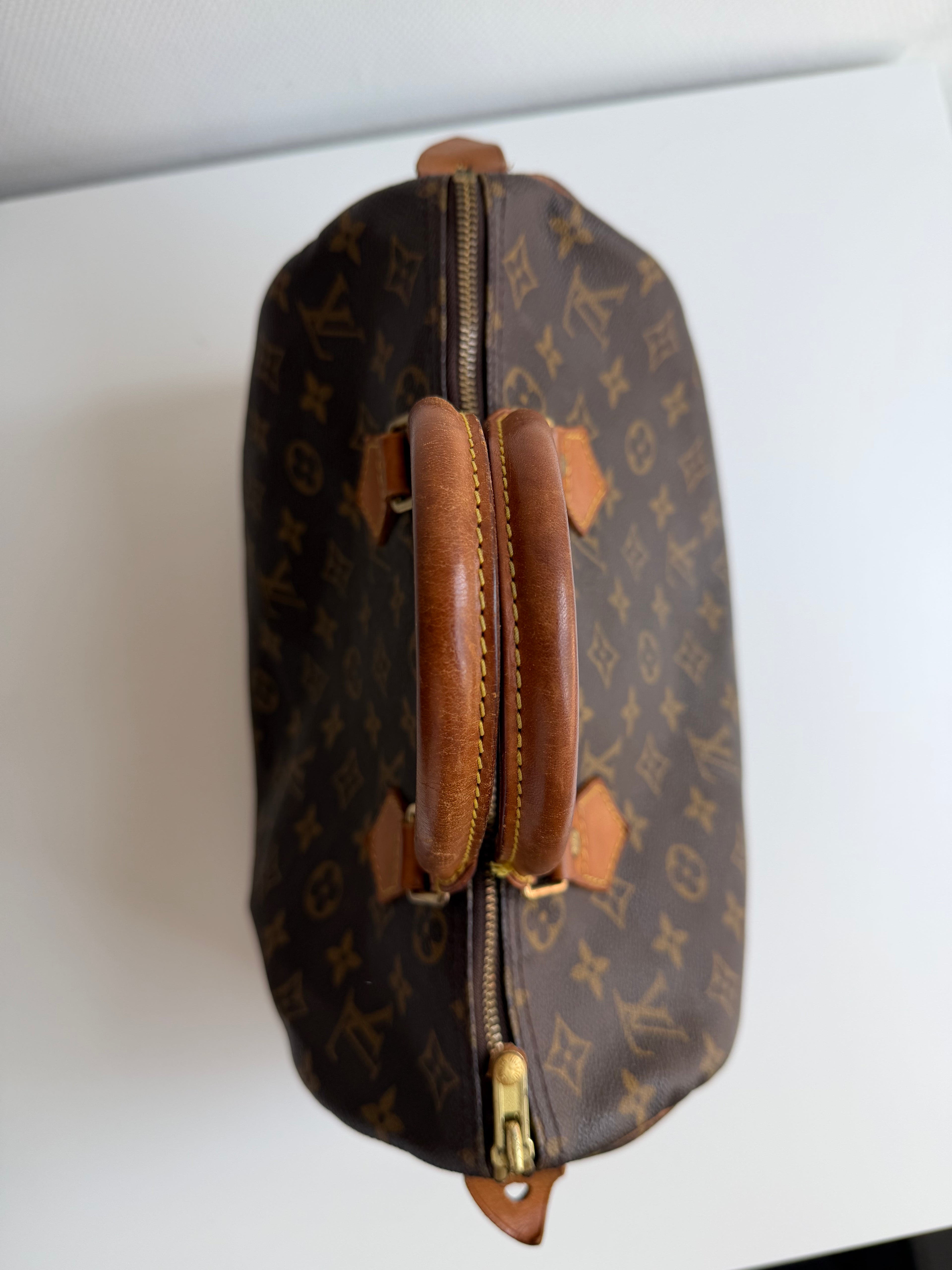 Speedy 30 en toile monogram marron