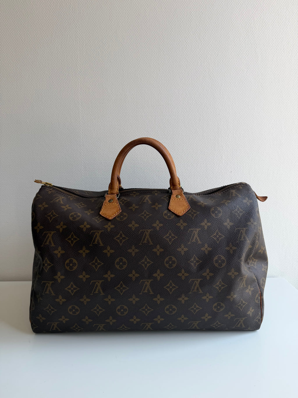 Speedy 40 en toile monogram marron
