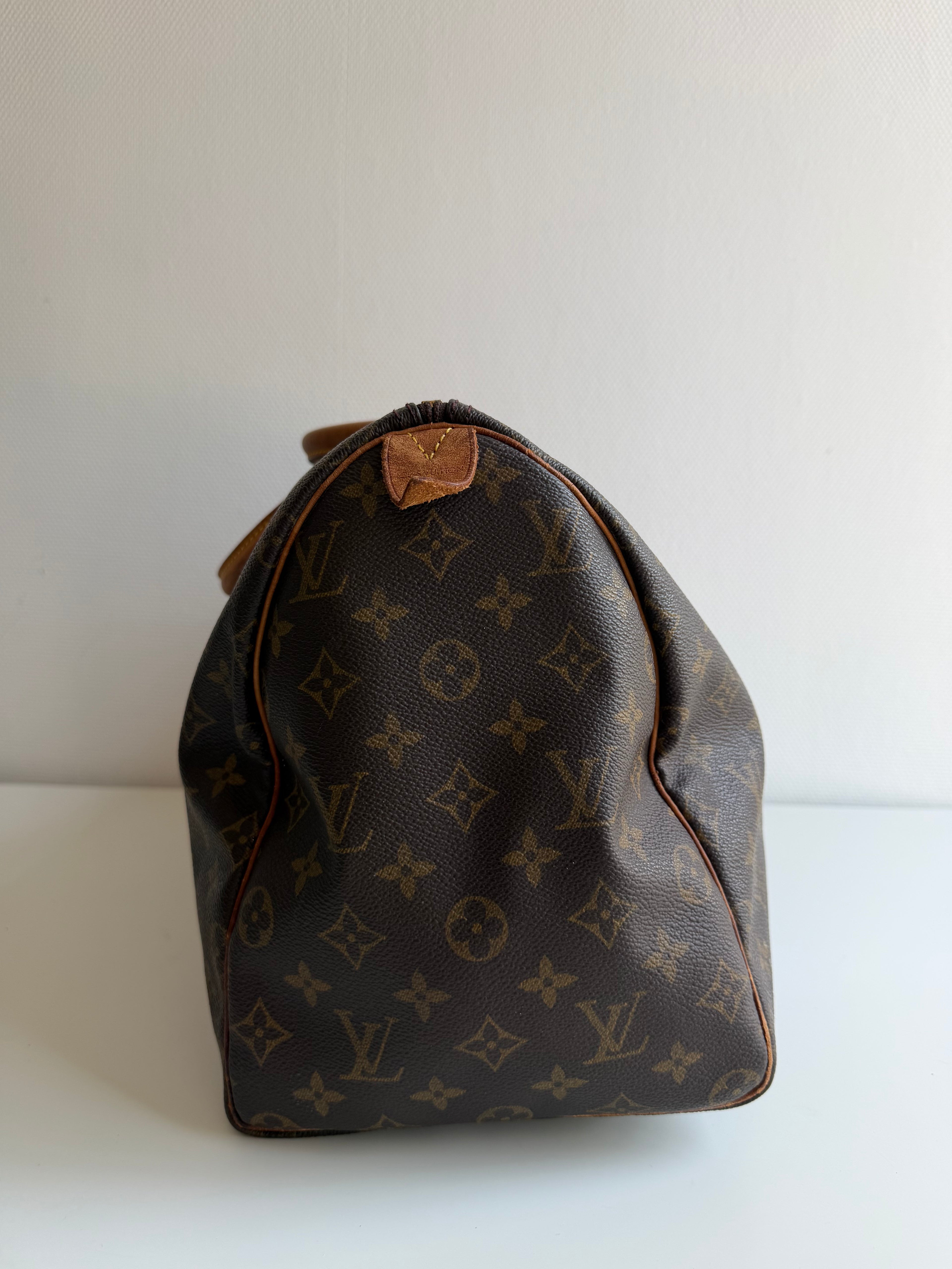 Speedy 40 en toile monogram marron