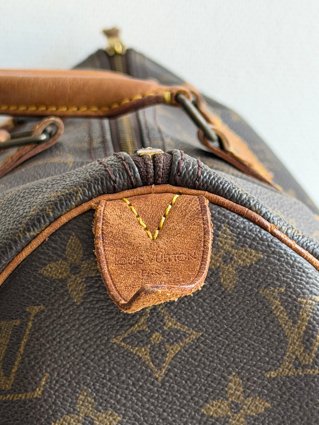 Speedy 40 en toile monogram marron