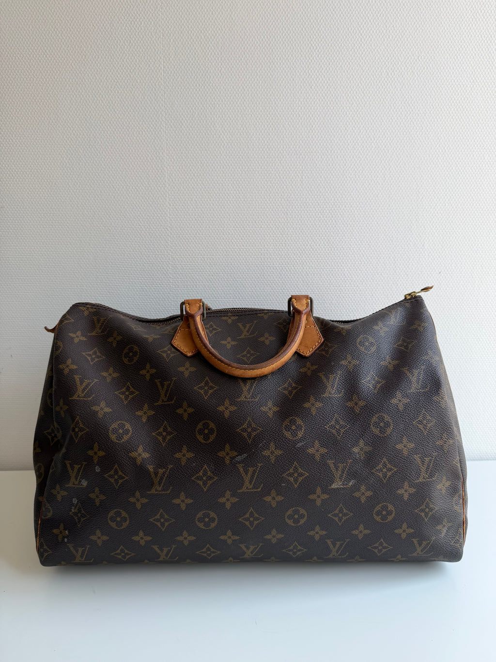 Speedy 40 en toile monogram marron