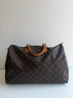 Speedy 40 en toile monogram marron