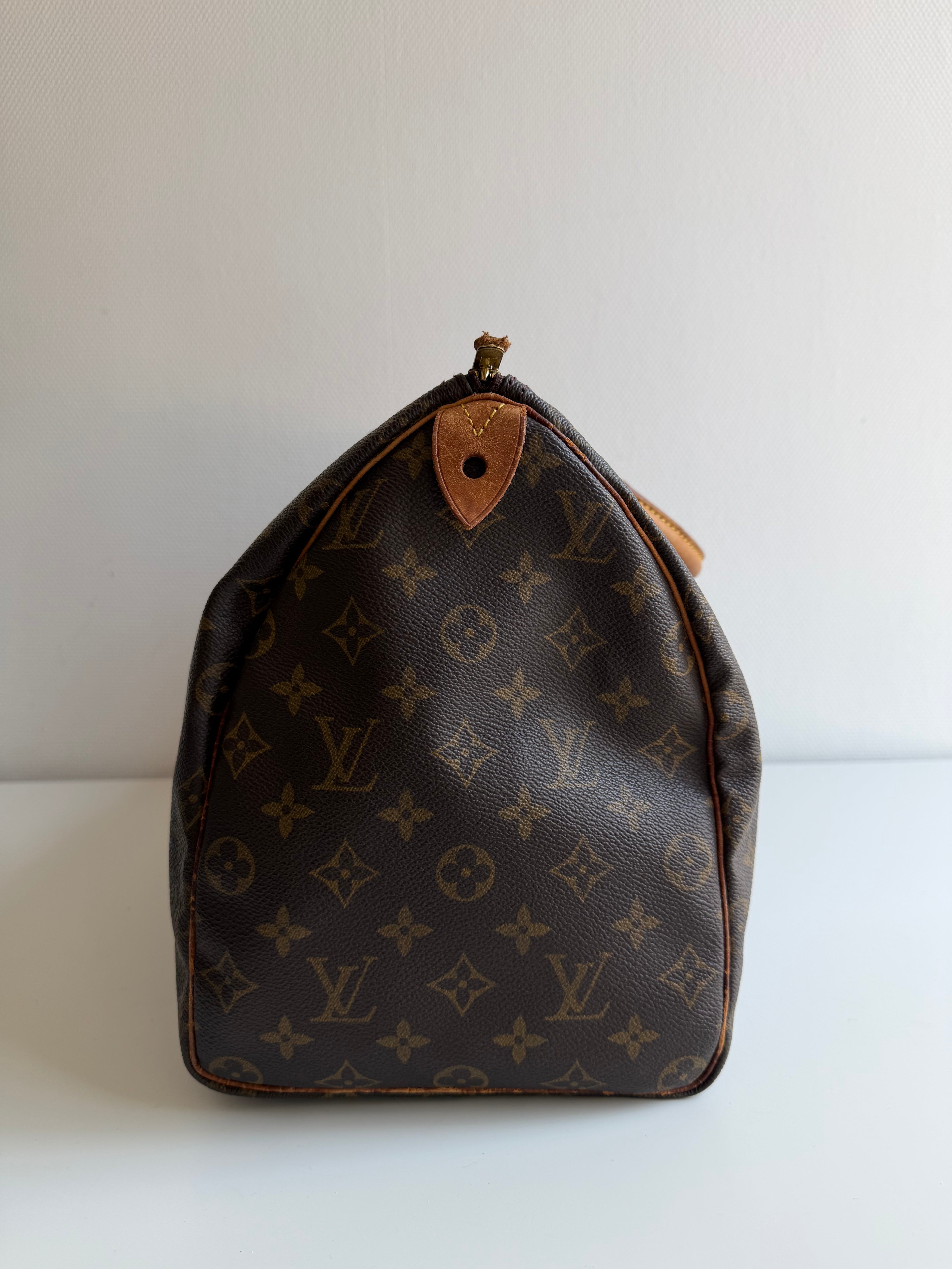 Speedy 40 en toile monogram marron