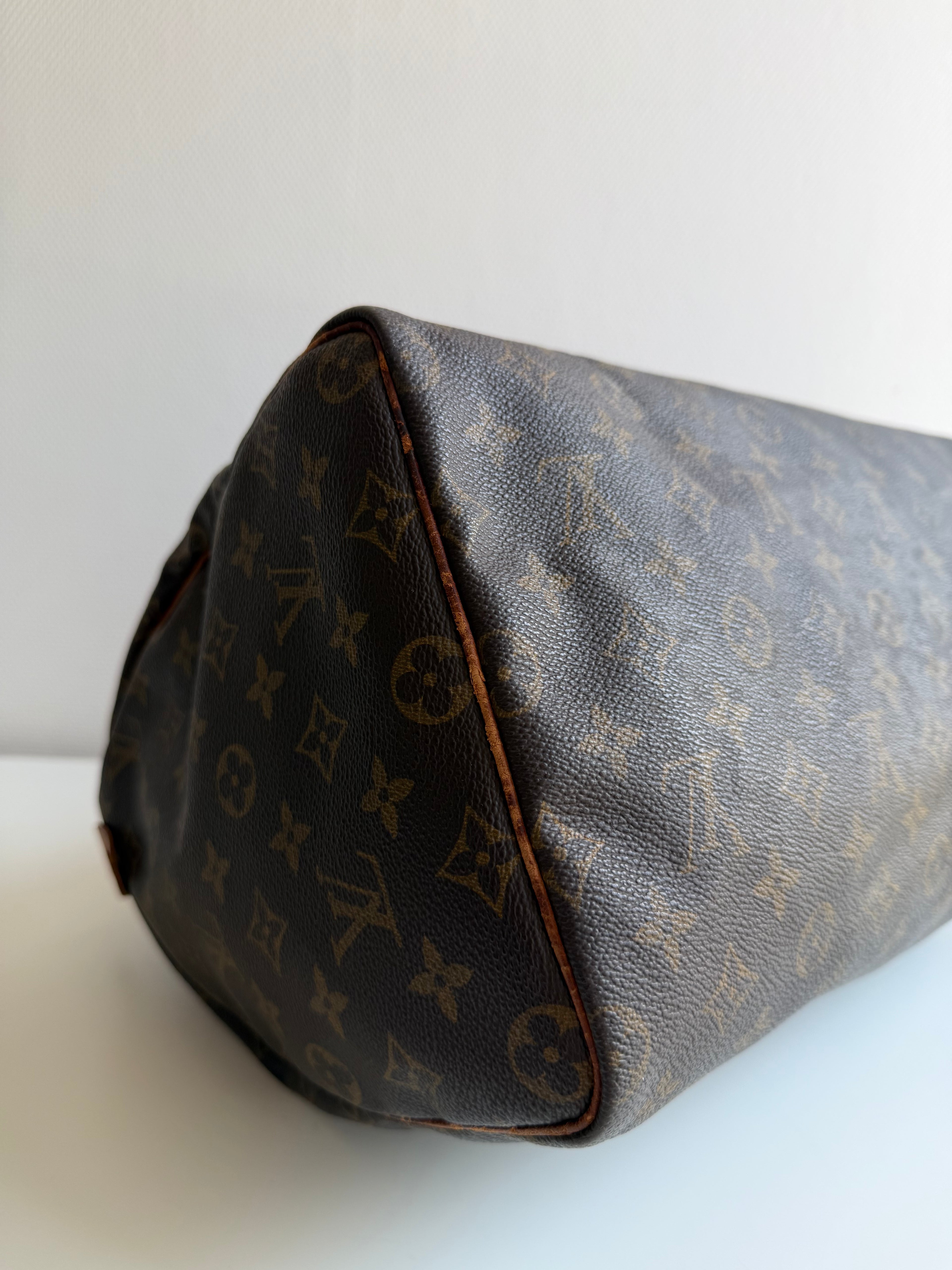 Speedy 40 en toile monogram marron