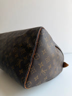 Speedy 40 en toile monogram marron