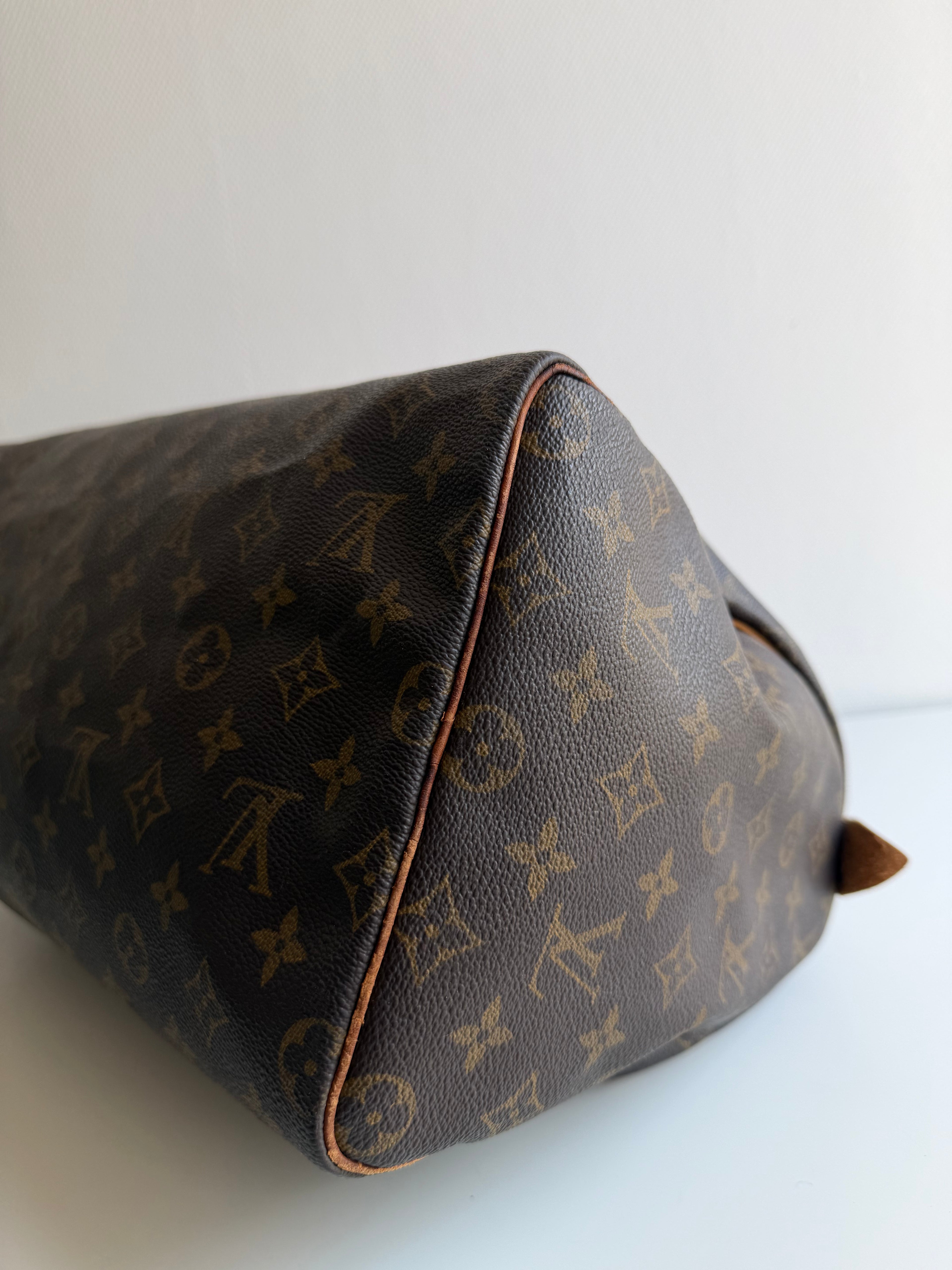 Speedy 40 en toile monogram marron
