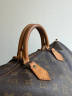 Speedy 40 en toile monogram marron