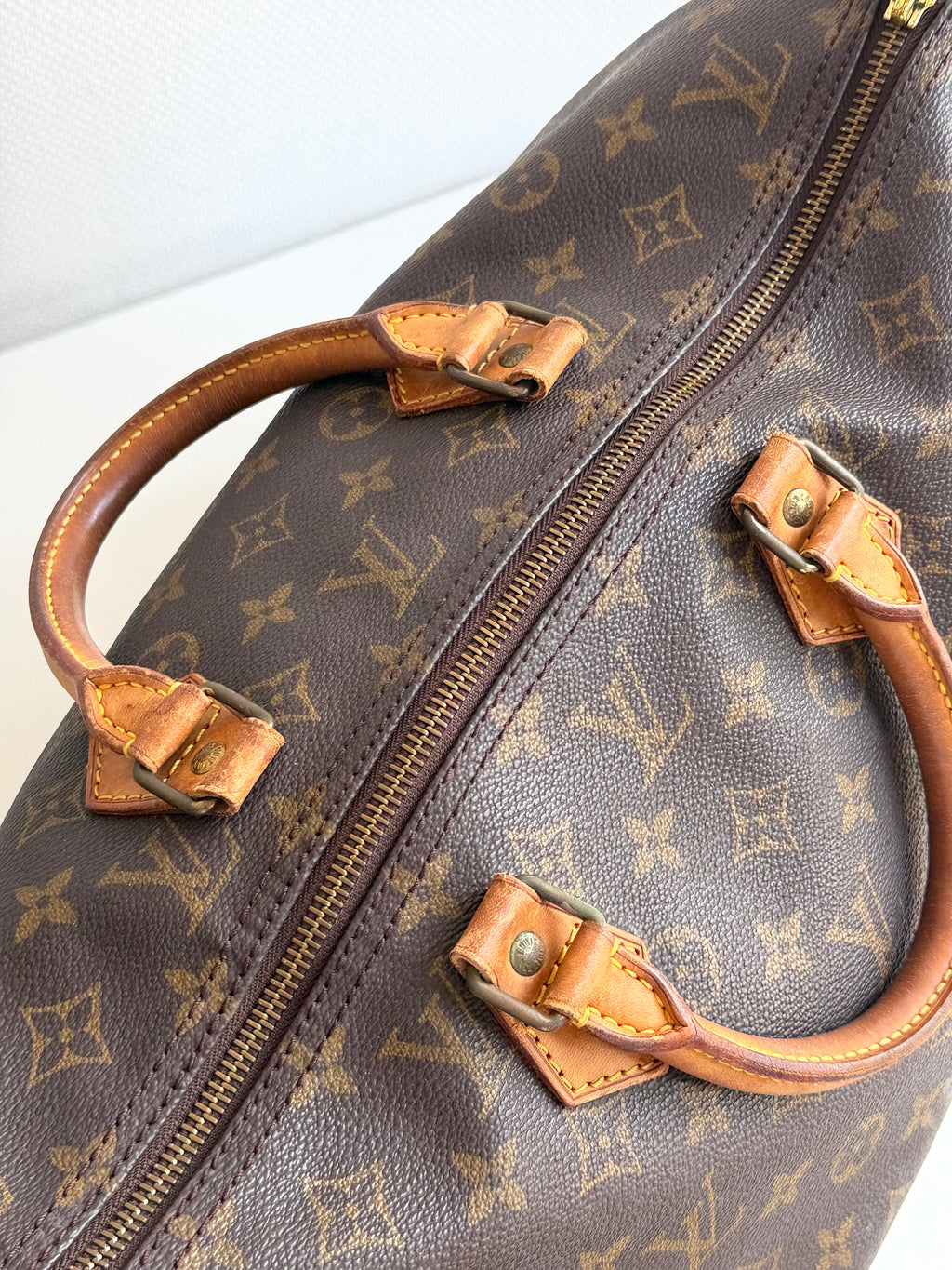 Speedy 40 en toile monogram marron