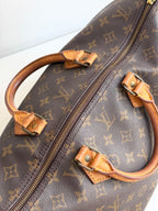 Speedy 40 en toile monogram marron