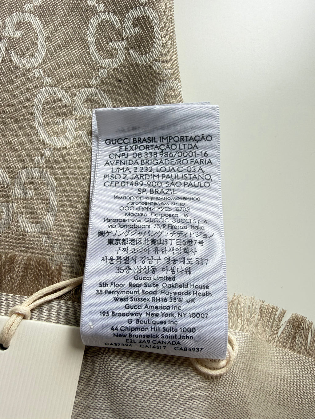 Foulard gucci