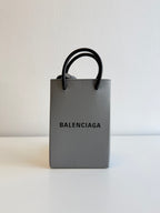 Besace en cuir Shopping Phone Holder Balenciaga