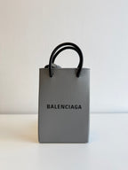 Besace en cuir Shopping Phone Holder Balenciaga
