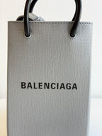 Besace en cuir Shopping Phone Holder Balenciaga