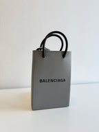 Besace en cuir Shopping Phone Holder Balenciaga