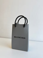 Besace en cuir Shopping Phone Holder Balenciaga