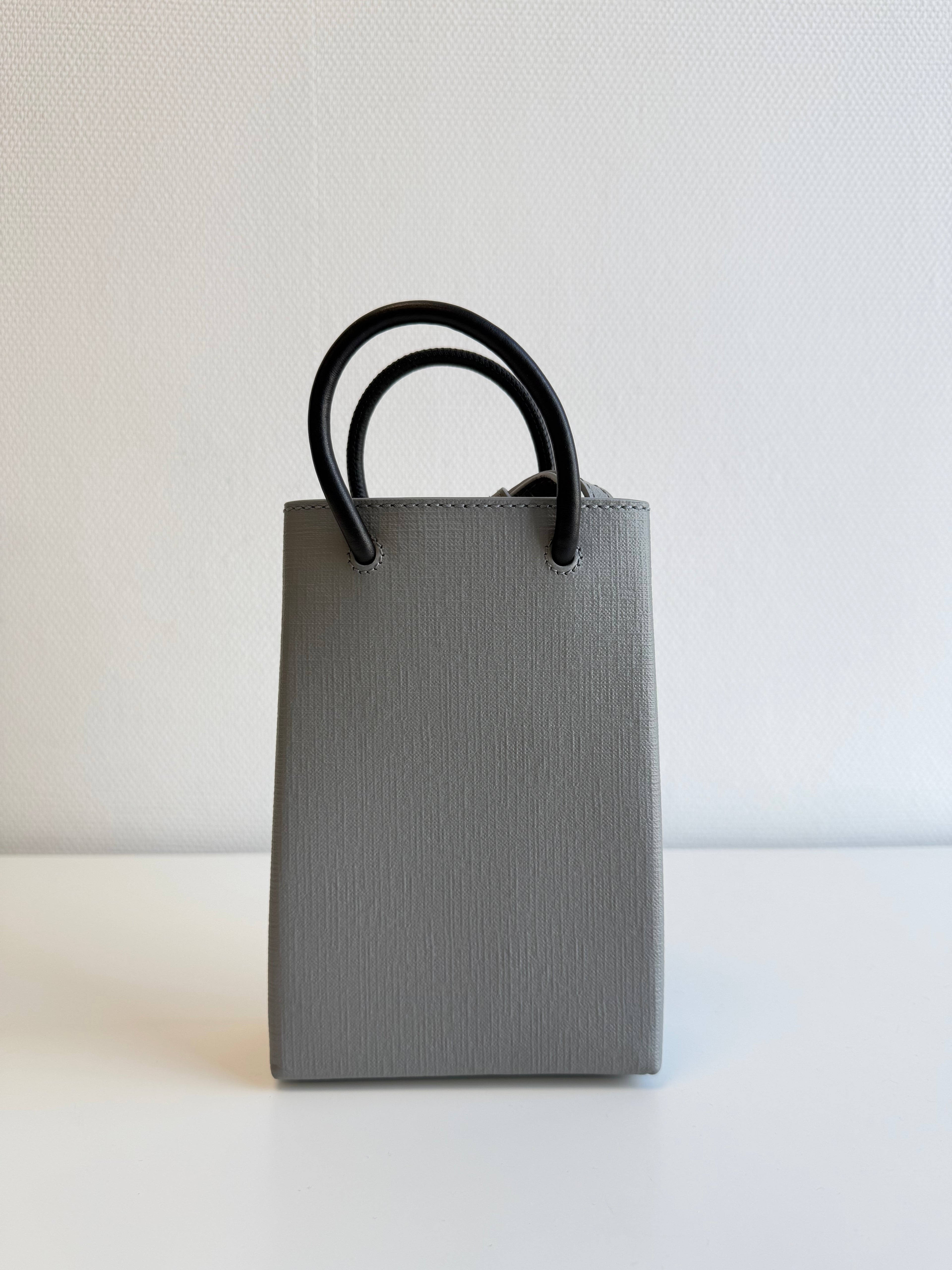 Besace en cuir Shopping Phone Holder Balenciaga
