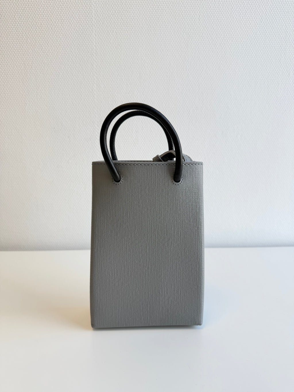 Besace en cuir Shopping Phone Holder Balenciaga