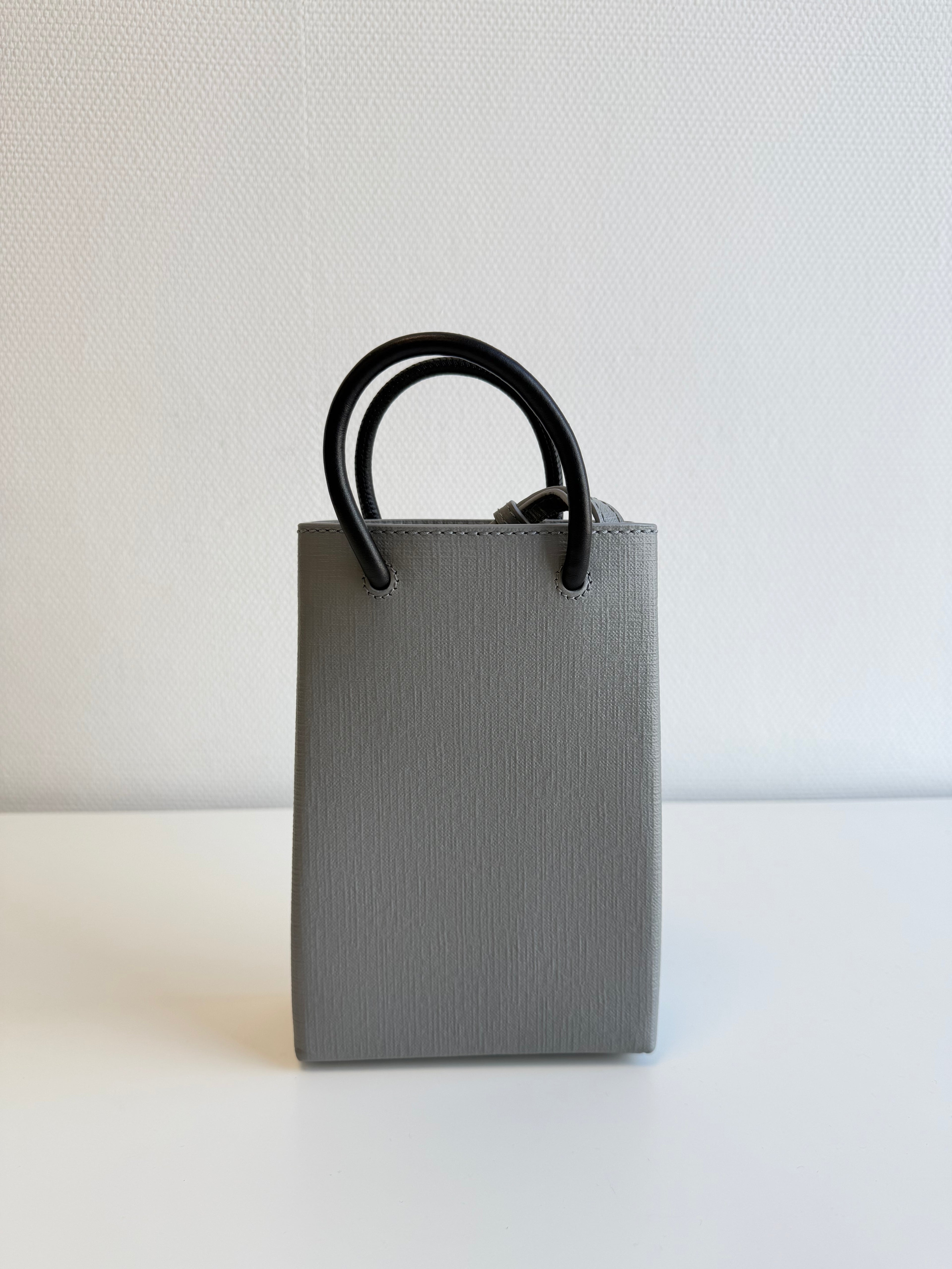 Besace en cuir Shopping Phone Holder Balenciaga