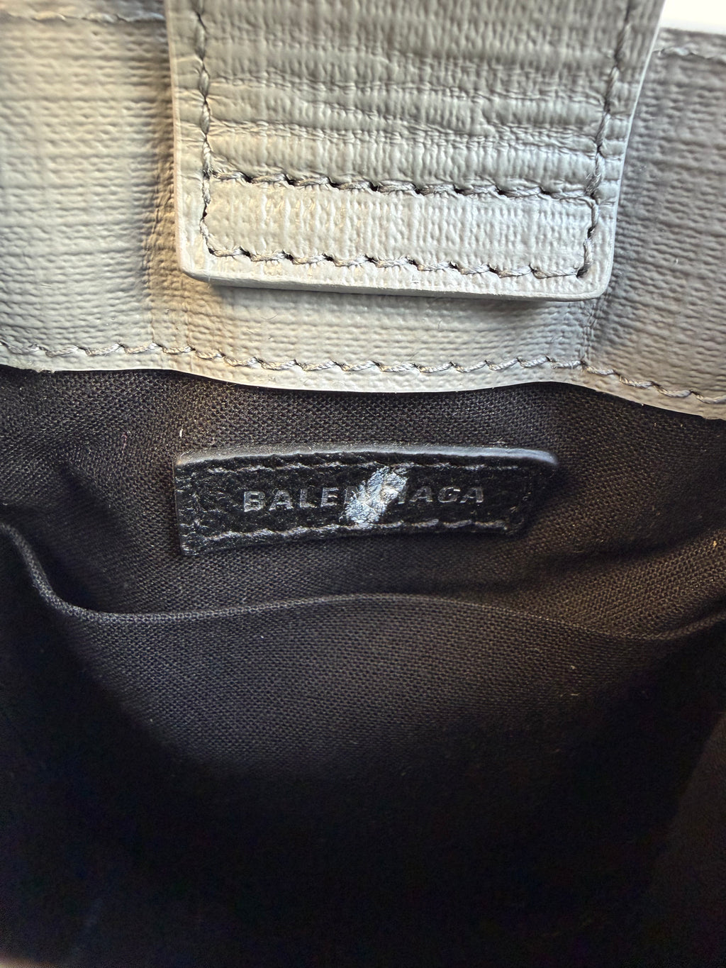Besace en cuir Shopping Phone Holder Balenciaga