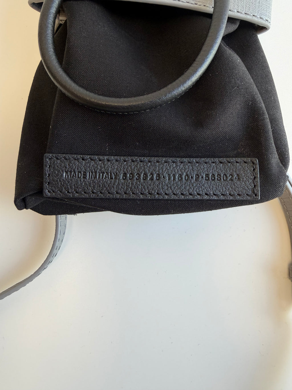 Besace en cuir Shopping Phone Holder Balenciaga