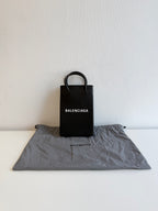 Besace en cuir Shopping Phone Holder Balenciaga