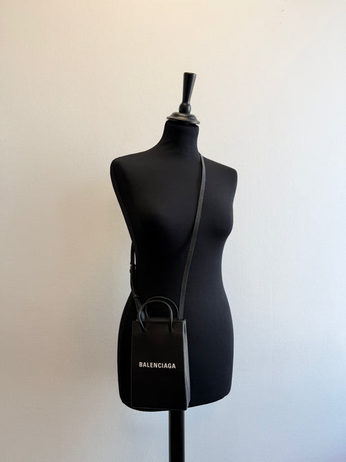 Besace en cuir Shopping Phone Holder Balenciaga