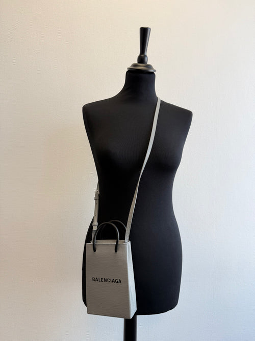 Besace en cuir Shopping Phone Holder Balenciaga