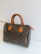 Speedy 25 en toile Monogram marron