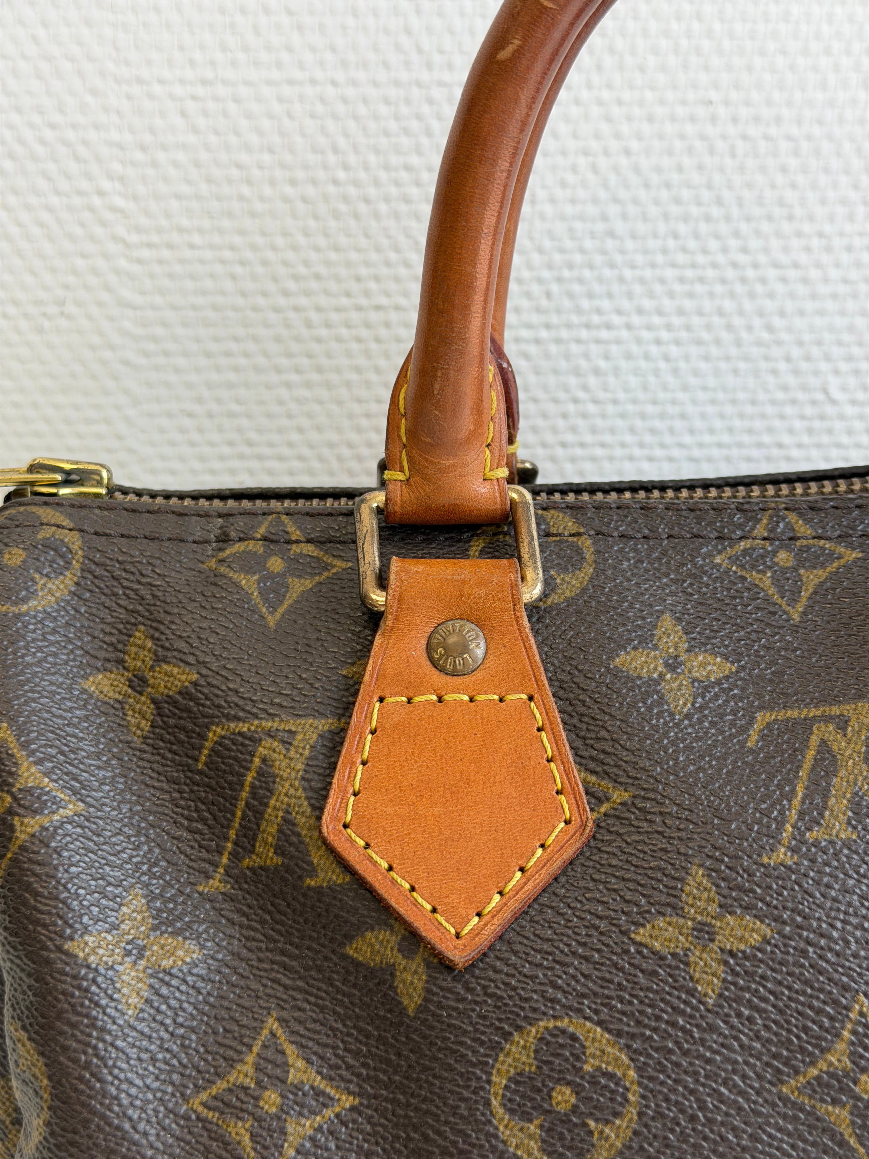 Speedy 25 en toile Monogram marron