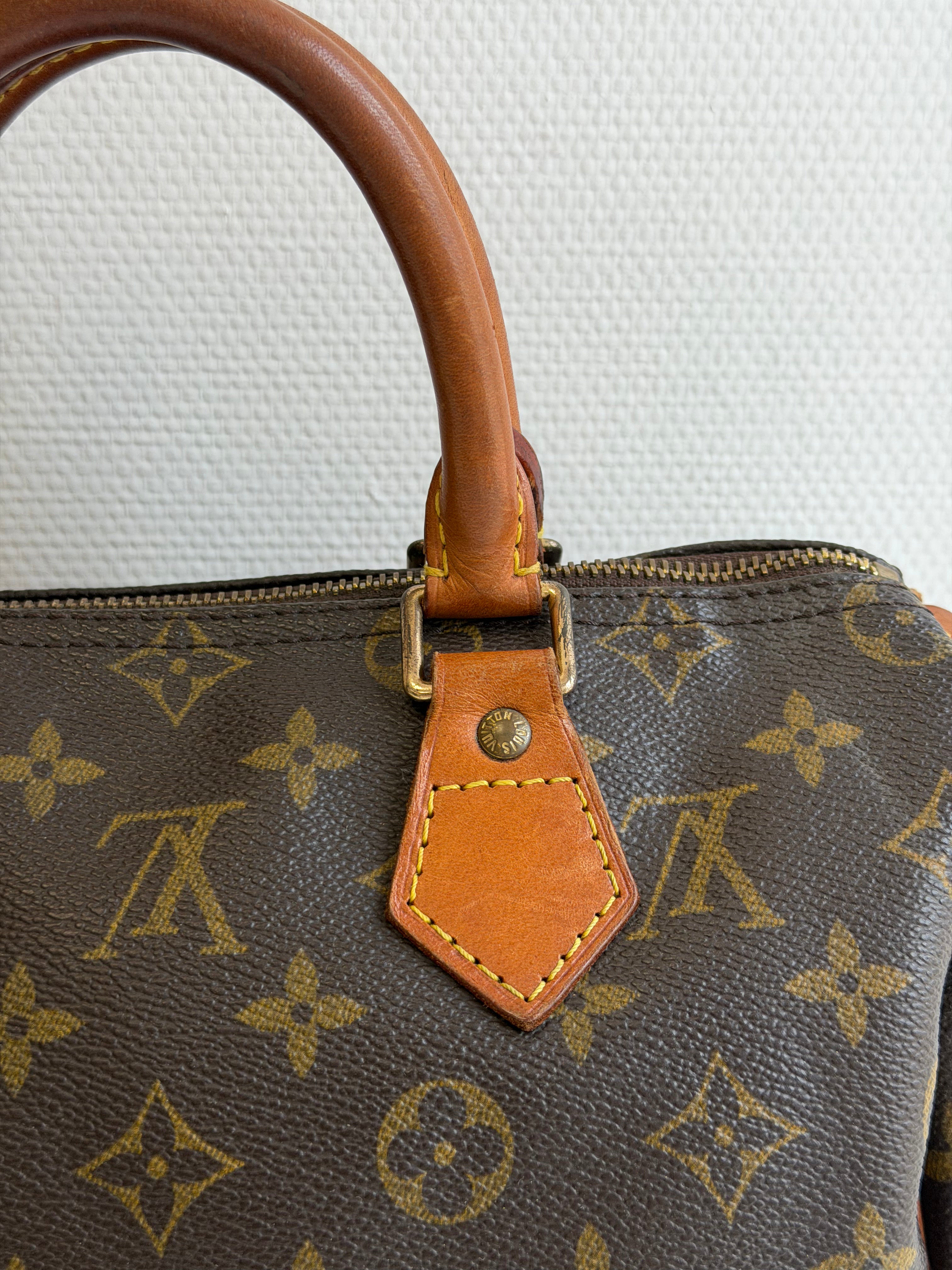 Speedy 25 en toile Monogram marron